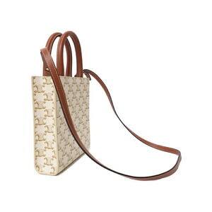 Celine Canvas Triomphe Cabas Bag Vertical
